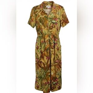 R.J. Stevens by Carol Escritor short-sleeve midi dress